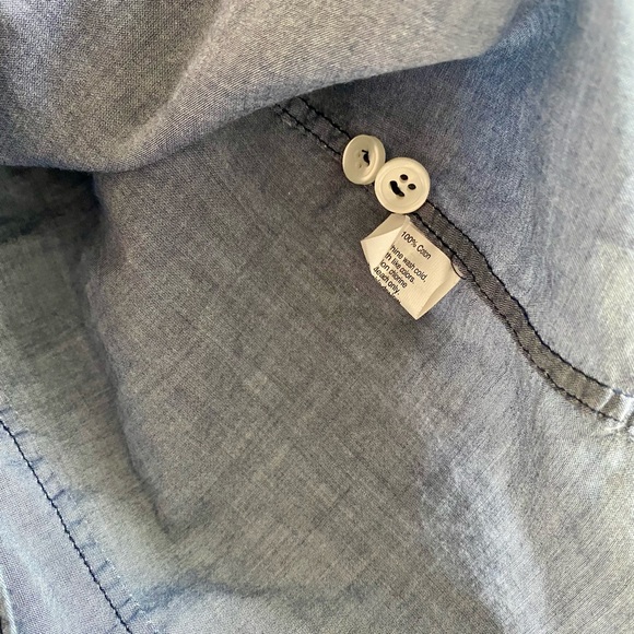 J CREW Womens SZ SMALL Blue Shirt - Picture 7 of 8